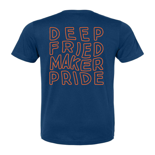 RMS "Deep Fried Maker Pride" Tee (Brand Colors)